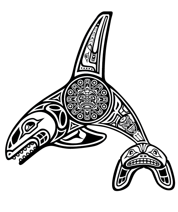 Haida Orca Whale | Cheap Vector Art